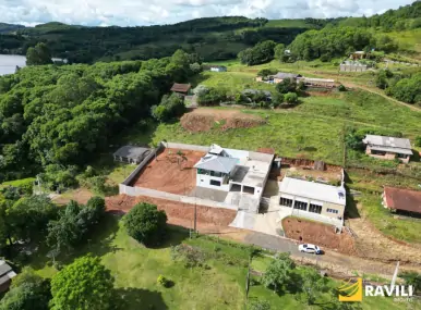  Casa com Terreno ao lado à Venda com Deslumbrante Vista Panorâmica para o Lago, no Alague em Erval Velho.