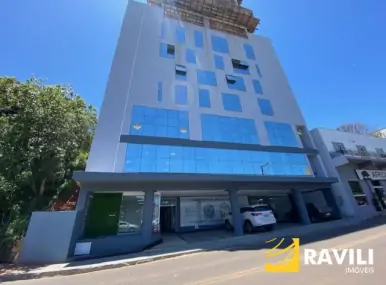 Sala Comercial Térrea no Ed. Evolution em Herval d'Oeste!
